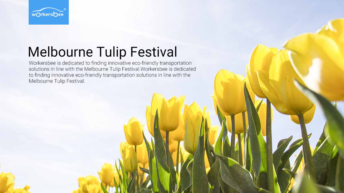 A Workersbee se dedica a encontrar soluções inovadoras de transporte ecologicamente corretas de acordo com o Melbourne Tulip Festival