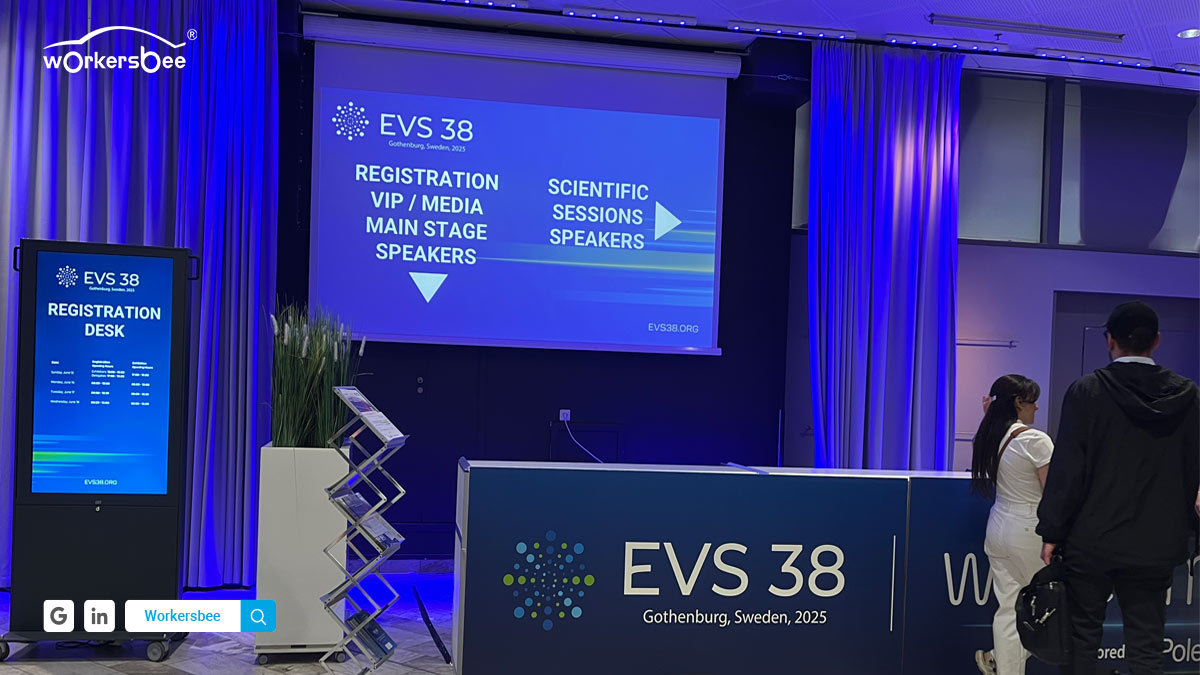 Workersbee apresenta soluções avançadas de carregamento de veículos elétricos na EVS38