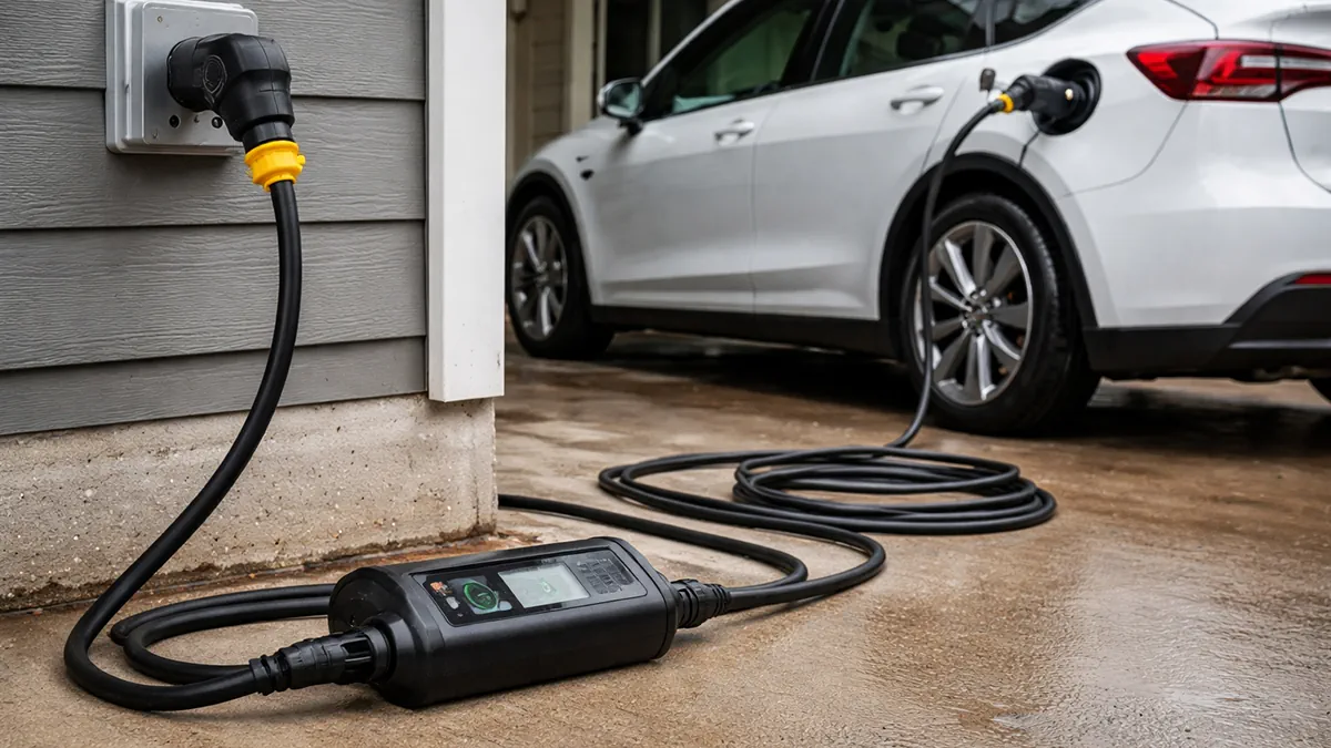 Guia de tomadas NEMA 6-50 vs 14-50 para carregamento de veículos elétricos portáteis