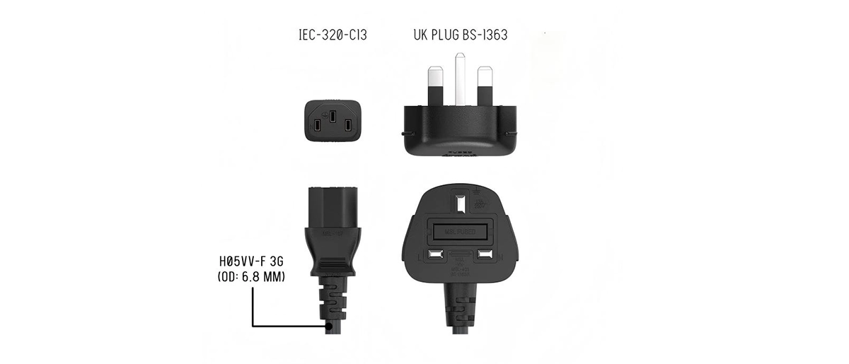 UK 3-Pin Plug
